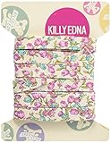 KILLY EDNA(キリーエドナ) 縁どりバイアステープ2個セット (小花柄・チューリップ)
