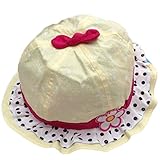（デマ―クト）De.Markt ベビー用ハット つば広 赤ちゃんキャップ フィッシャーマンハットドット キッズ 帽子 子供サンバイザー フ 女の子 男の子 紫外線 UVカット 日よけ 日焼け止め