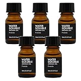 水溶性 アロマオイル 10ml 5個セット (50ml) アロマディフューザー 芳香用 アロマエッセンス (フリージア)