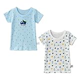 ミキハウス(mikihouse) 乗り物＆トラック 半袖Ｔシャツセット (肌着)＜2枚1セット＞ （10-2409-619） 110cm ブルー（15）