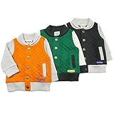 mother goose 子供服 男の子 ジャケット イエロー グリーン ブラック (90cm/100cm/110cm) (100cm, イエロー)