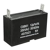 12uf ac 350v generator capacitor 55x33x20mm capacitor