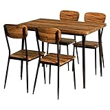 ダイニング5点セット 幅105cm LDS-4923BR［ダイニングテーブルセット4人用］／同梱不可・代引き不可