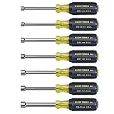 High Quality Tools 65160 7 Piece Metric Nut Driver Set 3-Inch Shafts