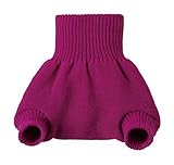Disana Organic Merino wool nappy cover 74/80 Berry by Disana