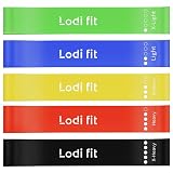 [Lodi fit ] トレーニングチューブ エクササイズバンド 5本セット 筋トレ チューブ ゴムチューブ ストレッチ 自宅 ヨガ バンド 筋トレ フィットネス ストレッチ 5色