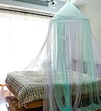 LIQICAI 蚊帳 迅速かつ簡単なインストールシステム ユニークな内部ループ 化学薬品の追加なし 最大の昆虫ネット保護 皮膚刺激なし ( 色 : Green+White )