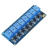KKmoon 5V リレー・モジュールボード　アクティブ・ロー　8チャンネル　Arduino PIC AVR MCU DSP ARM用