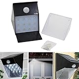 ソーラーパワード12 LED PIRモーションセンサーウォールライト屋外ガーデンランプ