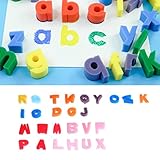 Kangnice Alphabet Shapedスポンジ26レターSet子供キッズクラフトペイントおもちゃ教育