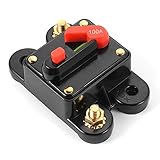 XCSOURCE　12V　DC　サーキットブレーカ（遮断器）トローリング用　モーターオーカー/マリンボート/バイク/ステレオオーディオインラインヒューズ　100A Amp　手動リセット　MA783