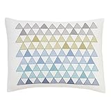 DwellStudio Cross Stitch Pillow (Triangles) by Dwell Studio