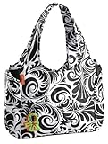Okiedog Equinox Celeb Tote Luxury Baby Changing Bag (Black/White) by Okiedog
