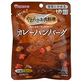 和光堂 食事は楽し カレーハンバーグ 100g (区分1/容易にかめる)