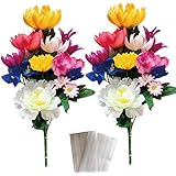 造花 はなこ 【 お供え 造花 】 お墓 墓用 墓花 仏壇用 仏花 仏壇 仏壇花 ２束組 Ver.ml-y (104yr)