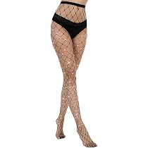 Sexy Jeweled Sparkly Diamond Fishnet 