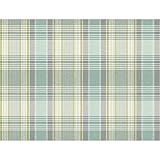 York Wallcoverings NY5006SMP Nautical Living Bartola Plaid Wallpaper Memo Sample, 8-Inch x 10-Inch, 