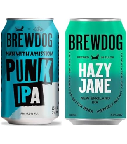 Amazon.co.jp: ブリュードッグ パンクIPA（350ml×12本）×ヘイジー