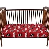 College Covers Oklahoma Soonersベビーベッドフィットシートペア – ソリッド(はフィットシーツ2 )