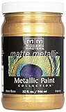 Modern Masters MM200 Matte Metallic Paint, Pale Gold, Quart [並行輸入品]