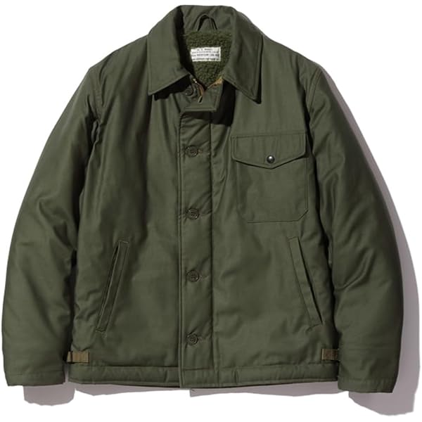 Amazon | [ヒューストン] 5687 U.S.NAVY A-2 デッキジャケット 日本製
