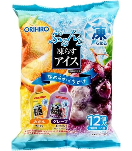 Amazon.co.jp: リボン 果汁100％フローズンシャーベット 9本