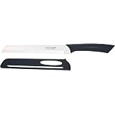 Spectrum by Scanpan Bread Knife, 20cm Stainless Steel Blade, Black