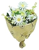 エルアーツ 造花 デイジーミックスブーケ 全長18cm・花径4cm クリーム E3723-12