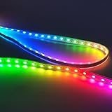 hamrvl dc5 V 16.4 Ft ws2812個別にアドレス可能LEDストリップライトsmd300 5050ピクセル夢色防水ip66ホワイトPCB 5 M
