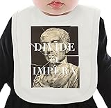 Divide et impera ネクタイを有する有機ビブ Medium
