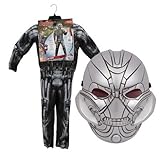 Avengers Ultron Small Halloween Costume Black Ages 3-4 (Us Kids' Size 4-6) [並行輸入品]