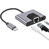 有線LANアダプター iPhone/iPad用 3in1 Lighting-RJ45 イーサネット 変換アダプタ【PD急速充電+RJ45 100 Mbps+3.5mmイヤホンジャック】有線アダプタ在宅勤務 ウェブ会議対応 海外旅行 iPad/i Ph