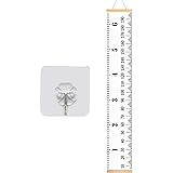 BTtime 子供身長計 壁掛け 身長測定用 測定範囲0-200cm 子供の成長記録 木製 子供部屋の装飾 成人も測定 北欧ウォールステッカー 壁の装飾 (#1)