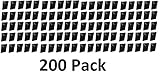 200 pack-fence Postプラスチックブラックキャップ4 x 63 5 / 8 " x 5 5 / 8 " )圧力扱われ投稿