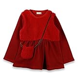 ブランシェス（branshes） ポシェットモチーフ付きトレーナー【レッド/（01）80cm】