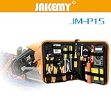 JAKEMY 17Pcs Electronic Maintenance Tools Set Soldering Iron Metal Spudger Pliers Tweezers Digital M