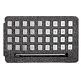 EXDUCT レザークラフト 刻印セット 型押し刻印 アルファベット カシメ 菱目打ち 4mm 刻印 打ち具