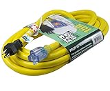 Conntek STW Super Heavy Duty Outdoor Jacket Lighted End Extension Cord [並行輸入品]