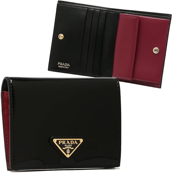 Amazon | [Prada] [プラダ] 二つ折り財布 サフィアーノ マルチカラー