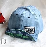 (マリア)MARIAHベビー帽子 野球帽 キャップ 子供用 　ベビーハット 赤ちゃん 男の子 女の子 お出かけ UVカット