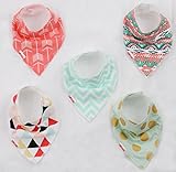 Danha Baby Bandana Teething Bib for infants and toddlers (girl 2) by Danha