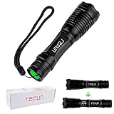 Refun 600 Lumen Handheld Flashlight Led Cree Xml- T6 Water Resistant Camping Torch Adjustable Focus 