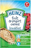 Heinz Fruit & Yogurt Cereal Breakfast 4mth+ (125g) ハインツフルーツとヨーグルト穀物朝食4Mth + （ 125グラム）