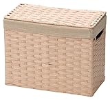 ペーパーバスケット 収納ボックス ベージュ 58-91GY