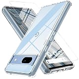 BESINPO Google Pixel 7A ケース 黒い 薄型 グーグル Pixel 7A ケース [1枚*9H ガラスフィルム] [指紋認証対応] 360°全面保護 耐衝撃 薄型 滑り止め 超耐磨 カバー グーグルピクセル 7A 対応 (黒い)