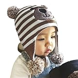 キッズ 帽子 ニット帽 耳あて アニマル 秋冬 ベビー 帽子 防寒 コアラ 動物 耳付き ニット帽 子供用 可愛い ふわふわ 暖かい ニットキャップ ボア 男の子 女の子 冬用ハット おしゃれ 通園 