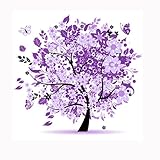 (Purple, Canvas Size 33 33cm, drill size is 2mm) - DRESS 5D Embroidery Paintings Rhinestone Pasted D