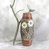 BAGEHUA 籐籐の花瓶花瓶ログステッカークラフト壺壺壺装飾されているリビングルームの床高 120 cm 花瓶