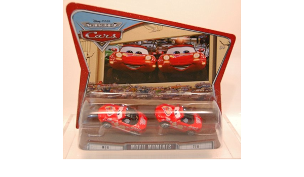 Amazon マテル ディズニー ピクサー カーズ Cars Movie Moments Mia Tia ミア ティア 2台セット ミニカー ダイキャストカー ホビー