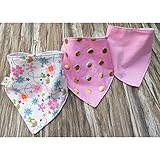 12 # 3pcs-baby-boy-girls-kids-bandana-bibs-saliva-towel-dribble-triangle-head-scarf